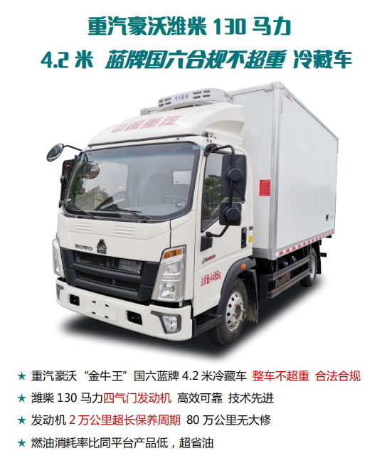 重汽豪沃“小金?！?.2米冷藏車(chē).jpg