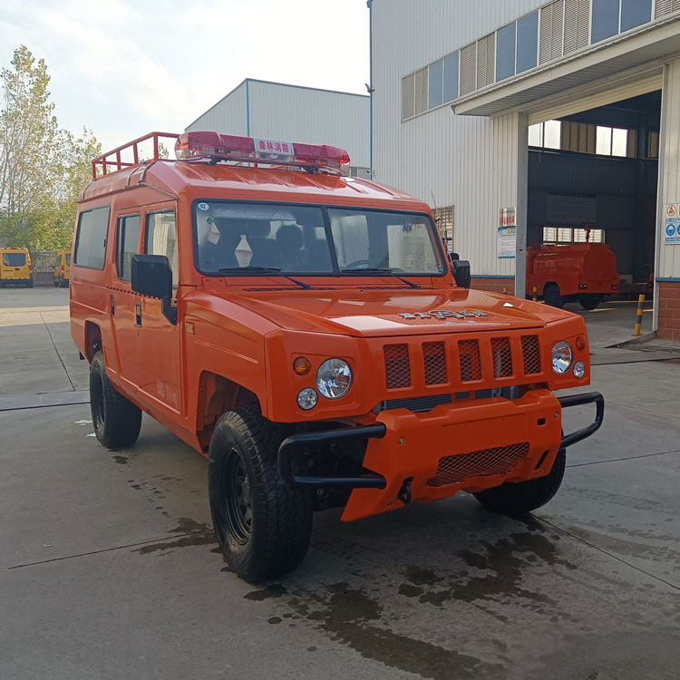 皮卡越野四驅(qū)消防救援車貴州云南 高壓水罐5方消防車_國(guó)六水罐消防救援車