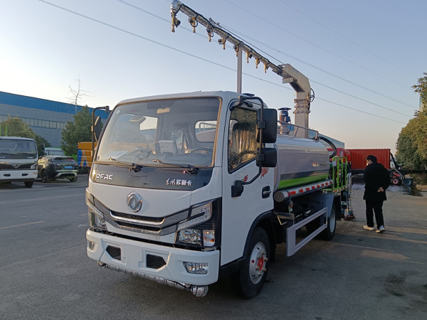 東風多利卡D9鐵路抑塵車_噴淋消毒車鐵路軌道運煤噴霧車_鐵路噴灑車_鐵路霧炮抑塵車_15噸固化劑噴淋車