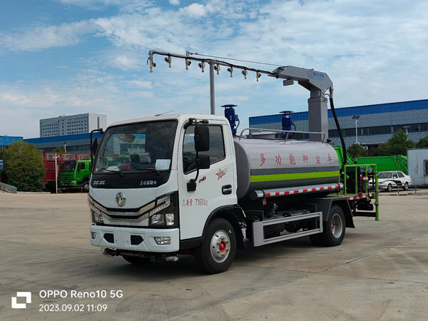 東風(fēng)天錦抑塵噴桿鐵路抑塵車_30米噴射高炮鐵路軌道運(yùn)煤噴霧車_鐵路噴灑車_鐵路霧炮抑塵車_15噸固化劑噴淋車