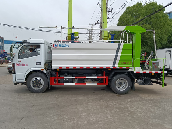 東風天錦抑塵噴桿鐵路抑塵車_30米噴射高炮15方鐵路抑塵車_自動感應噴淋系統(tǒng)抑塵車價格好_東風D9多功能鐵路抑塵車_鐵路抑塵噴灑車